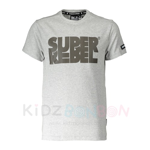 [슈퍼레벨] SUPERREBEL 코튼 티셔츠_750 그레이 밀리 (GREY MELEE)
